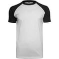 thumbnail image 1 of Build Your Brand Mens Raglan Contrast Short Sleeve T-Shirt, 1 of 5