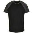 thumbnail image 1 of Build Your Brand Mens Raglan Contrast Tee, 1 of 2