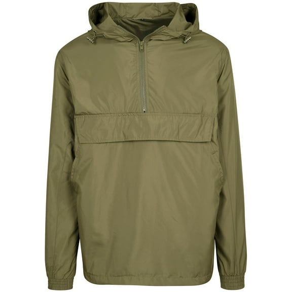 Build Your Brand Mens/Womens Basic Pullover Jacket