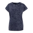 thumbnail image 1 of Build Your Brand Womens Acid Wash Extended Shoulder T-Shirt, 1 of 4