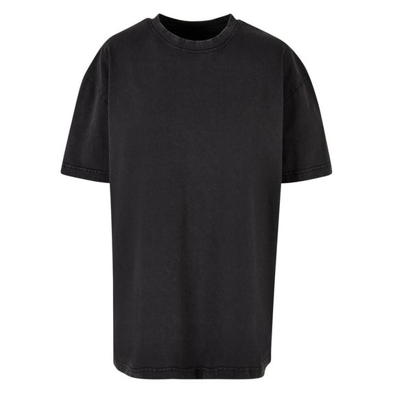 Build Your Brand Womens Acid Wash Oversized T-Shirt