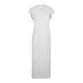 thumbnail image 1 of Build Your Brand Womens Extended Shoulder Long Midi Dress, 1 of 4