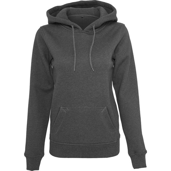 Build Your Brand Womens Heavy Pullover Hoodie