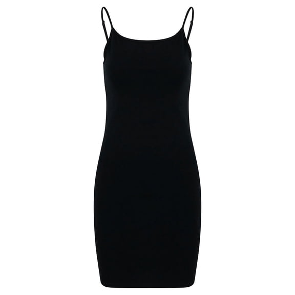 Build Your Brand Womens Jersey Stretch Slim Dress