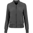 thumbnail image 1 of Build Your Brand Womens Nylon Bomber Jacket, 1 of 4