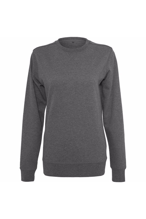 Womens Plain Light Crewneck Sweater