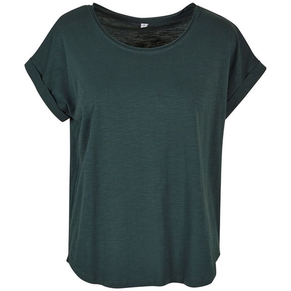 Build Your Brand Womens Slub Long T-Shirt