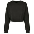 thumbnail image 1 of Build Your Brand Womens Terrycloth Crop Sweatshirt, 1 of 4