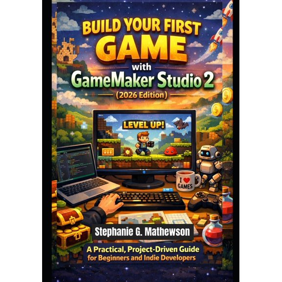 Build Your First Game with GameMaker Studio 2 (2026 Edition): A Practical, Project-Driven Guide for Beginners and Indie , (Paperback)