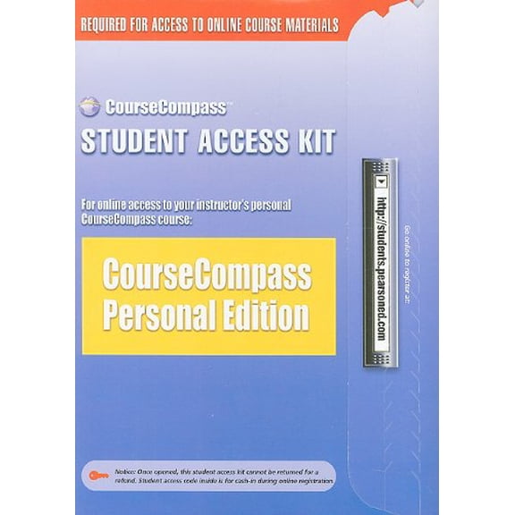 Build-Your-Own Coursecompass Student Access Kit (Paperback) by Allyn & Bacon/Longman