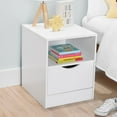 thumbnail interactive-video image 1 of BYO Kids Nightstand with Drawer, White, 1 of 9