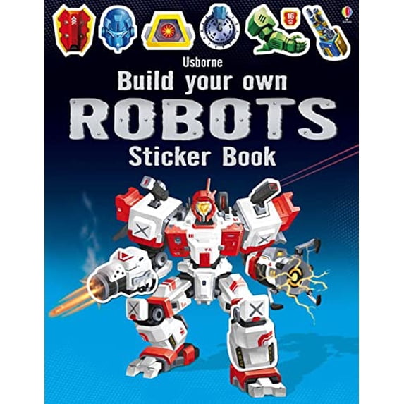 Pre-Owned Usborne Books Build Your Own Robots Sticker Book (Paperback) 0794523870 9780794523879