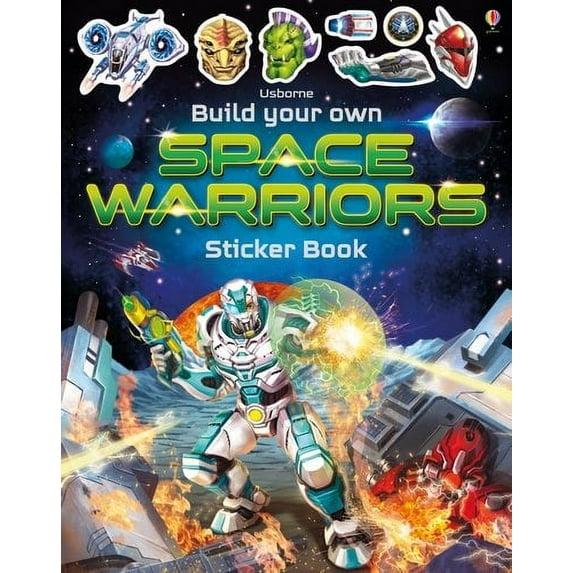 Build Your Own Space Warriors Sticker Book