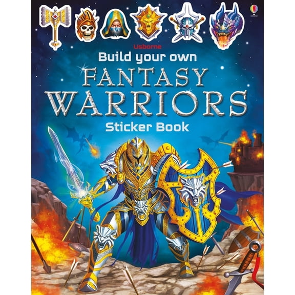 Build Your Own Sticker Book Build Your Own Fantasy Warriors Sticker Book, (Paperback)