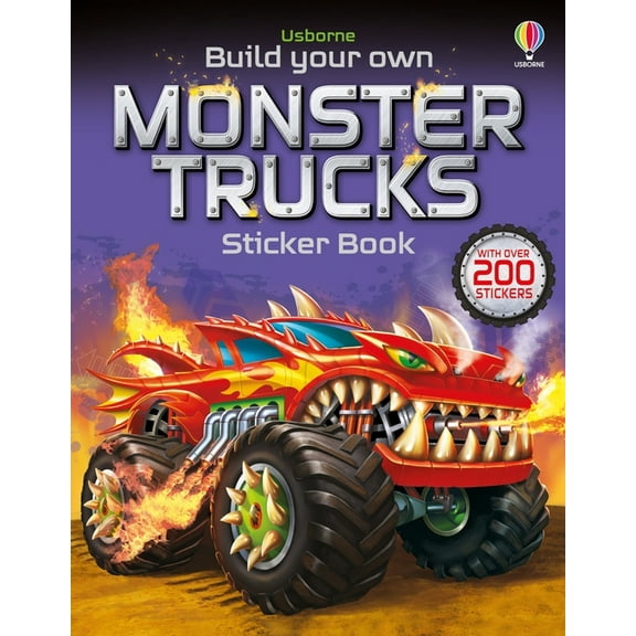 Build Your Own Sticker Book Build Your Own Monster Trucks Sticker Book, (Paperback)