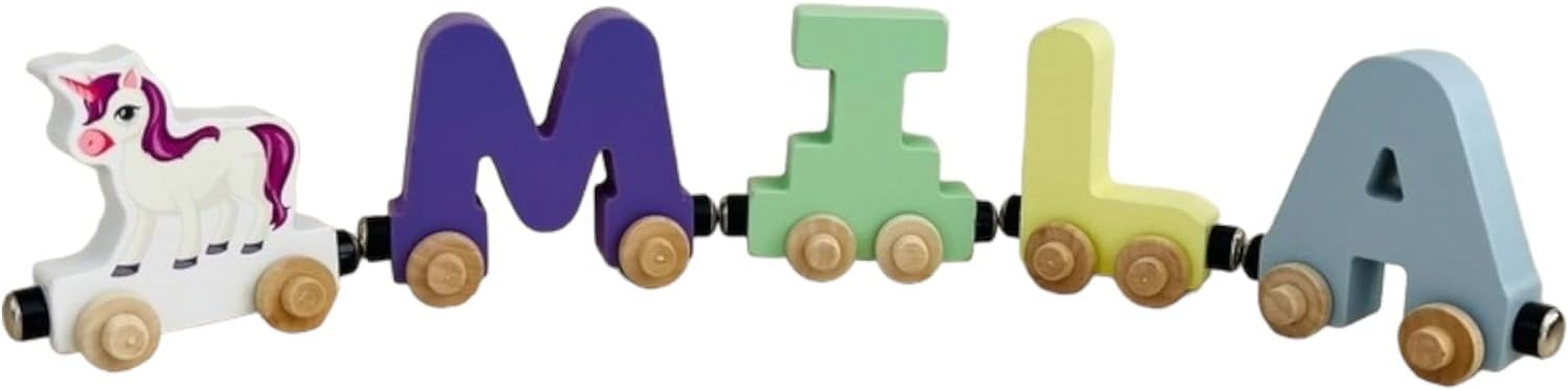 Build Your own Train with a Purple and Pink Unicorn. Personalized ...