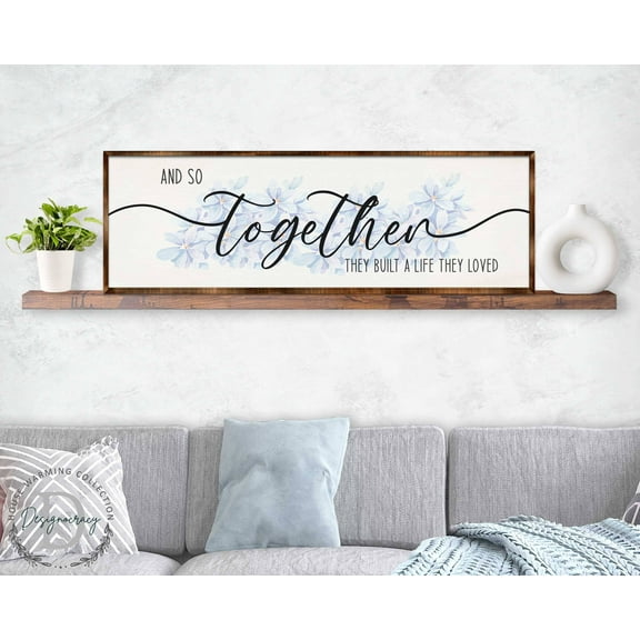 Build a Life You Love | Wooden Living Room Decor | Contemporary Decor | Bedroom Wall Art | Master Bedroom Sign - 310318