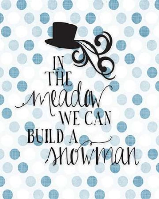 Build a Snowman Canvas Art - Amy Cummings (24 x 30)