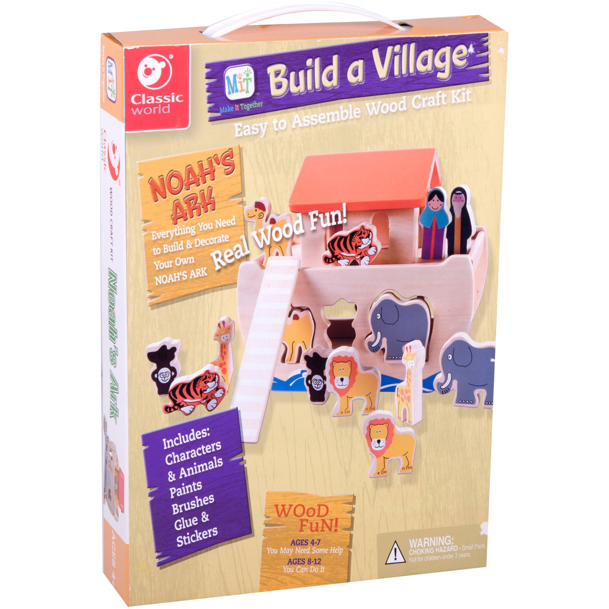 Noahs Ark Build Ark Set - Noahs Ark Building Kit - Walmart.com