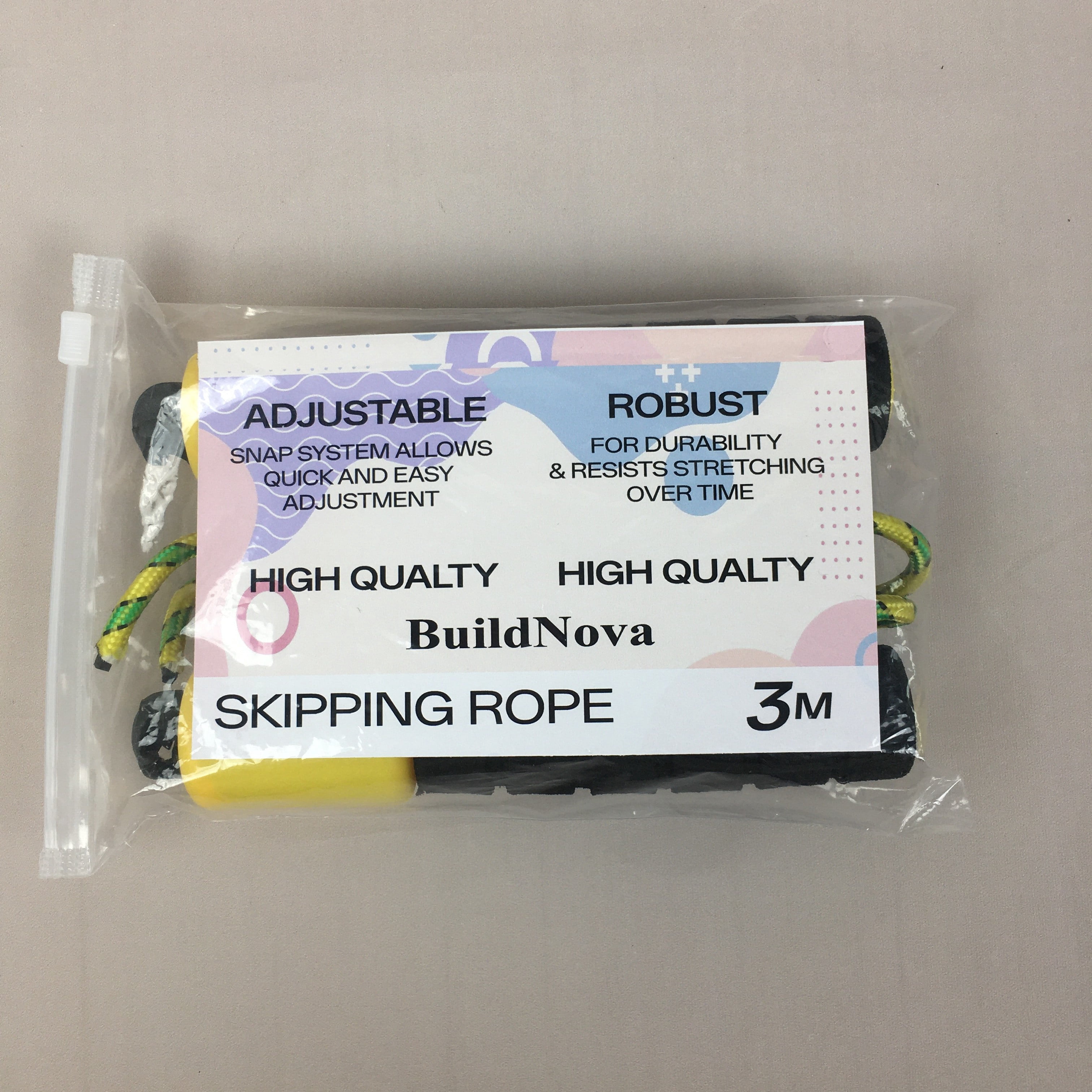 BuildNova Skipping ropes – Fast & Smooth Rotation,Adjustable Length for All Heights
