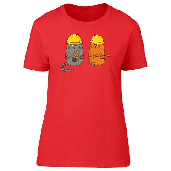 Builder Cats Tee Women's -Image by Shutterstock