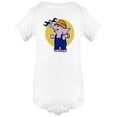 thumbnail image 1 of Builder Elephant Bodysuit Infant -Image by Shutterstock,  6 Months, 1 of 4