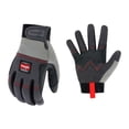 thumbnail image 1 of Wrangler Men’s Builder Work Gloves – Large, Synthetic Leather Palm Glove, Reinforced Grip, Breathable, 1 of 8
