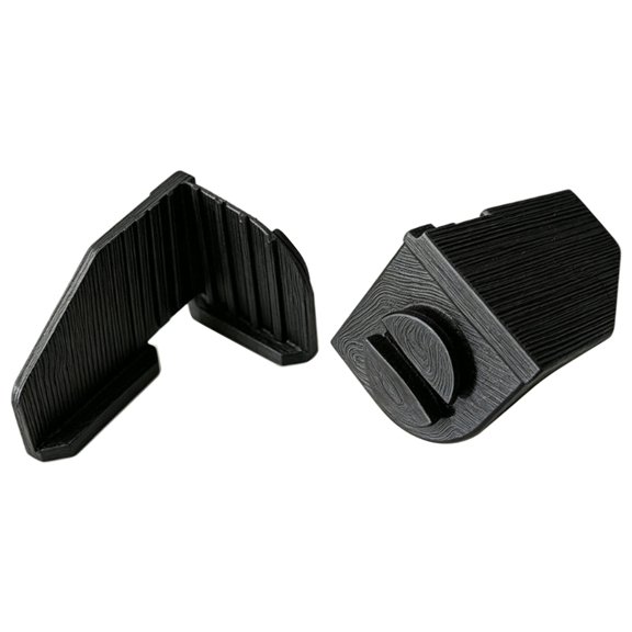 Builder Line Corner Guides with Ridged Seating and Left Right Pieces for Brick and Block Layout Work Projects Use