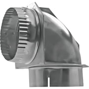 Builders Best 4 Inch Dryer Vent Close Clearance Elbow - Close Clearance Elbow Dryer Vent   Residential Use, Standard Application