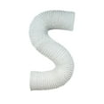 thumbnail image 1 of Builder's Best 4" x 50' Vinyl Hose Pro Duct Tubing for Bathroom Fans, White, 1 of 4