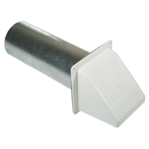 Builder's Best 4 In. White Plastic Wide Mouth Vent Hood - 4 In. Vent Hood