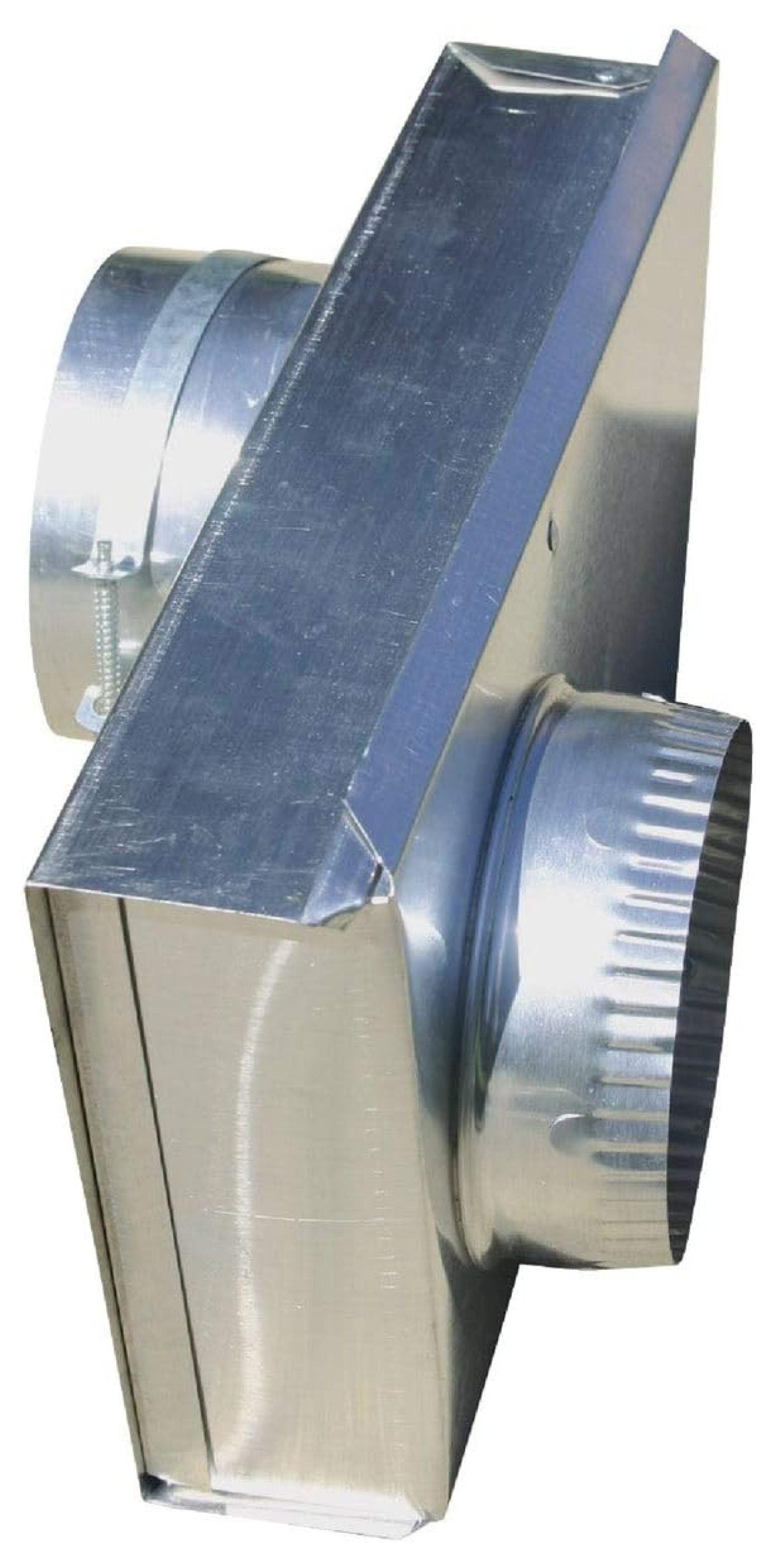 Builders Best 010175 Dryer Vent Periscope - Adjustable 0-5" - Metal Duct Extension for Tight Spaces - Baffle Airflow - Rigid Construction