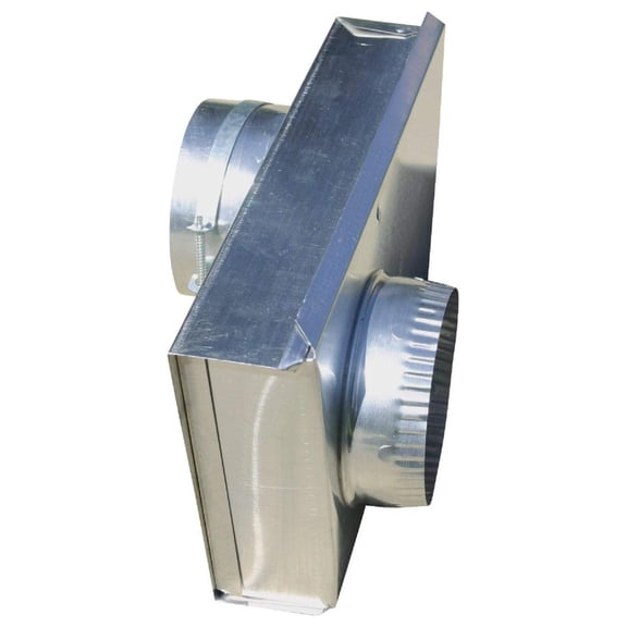 Builders Best 010175 Dryer Vent Periscope - Adjustable 0-5" - Metal Duct Extension for Tight Spaces - Baffle Airflow - Rigid Construction