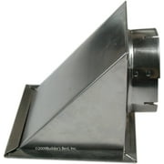 Builder's Best Builders Best 4 In. Aluminum Dryer Eave & Soffit Vent 110166 — Residential Use, Standard Application