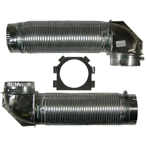 Builders Best Flexible Aluminum Dryer Hose Kit (5-Piece) 110171