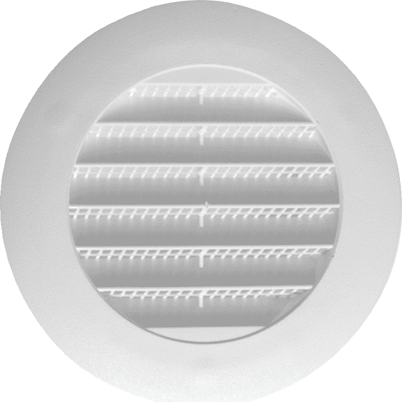 Builders Best Round Eave & Soffit Vent - Single Pack  Residential Use, Standard Application