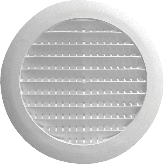Builders Best Round Eave & Soffit Vent - Single Pack  Residential Use, Standard Application