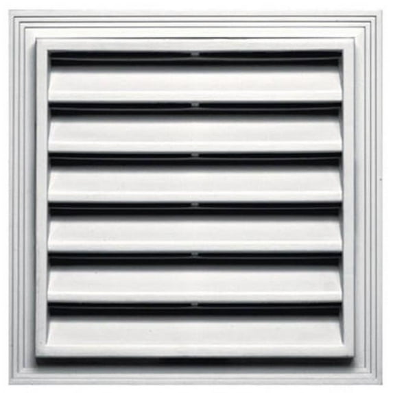 Builders Edge 120051212123 12 x 12 in. SQ White Gable Vent