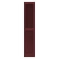 thumbnail image 1 of Builders Edge 12W in. Louvered Vinyl Shutter Pair, 1 of 2