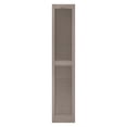 thumbnail image 1 of Builders Edge 12W in. Louvered Vinyl Shutter Pair, 1 of 2