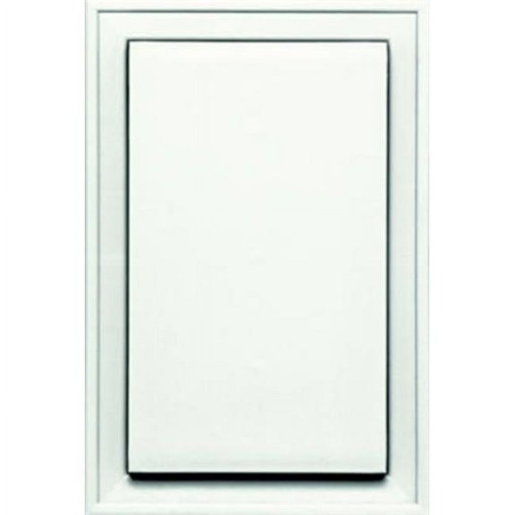 Builders Edge 130120001123 White Jumbo Mounting Block