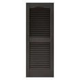 thumbnail image 1 of Builders Edge 14.5W in. Louvered Vinyl Shutters, 1 of 2