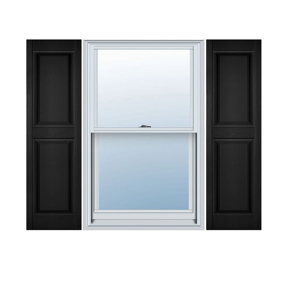 Builders Edge Vinyl Raised Panel Shutter