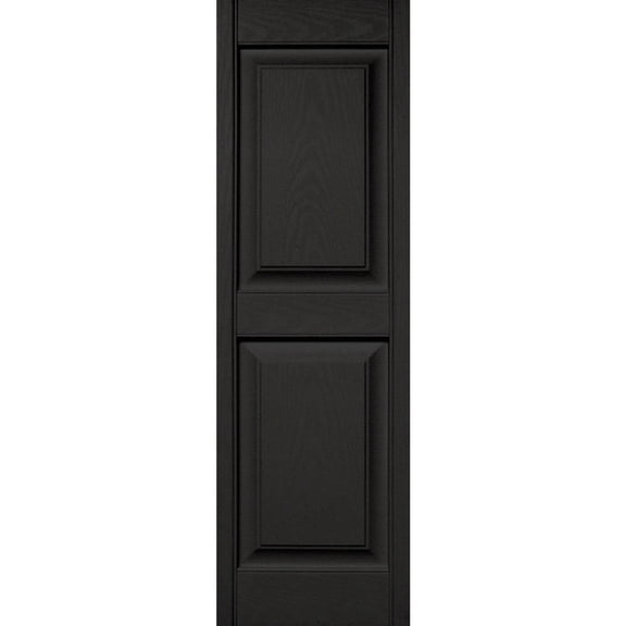 Builders Edge 47" Vinyl Raised Panel Shutter - Pack of 8