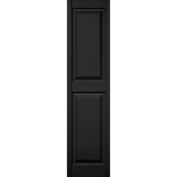 Builders Edge 59" Vinyl Raised Panel Shutter - Pack of 6