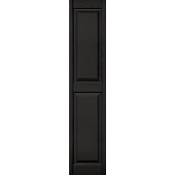Builders Edge 71" Vinyl Raised Panel Shutter - Pack of 6