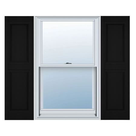 Builders Edge, Inc. 040140059002 Raised Panel Vinyl Shutters — Residential Use, Standard Application