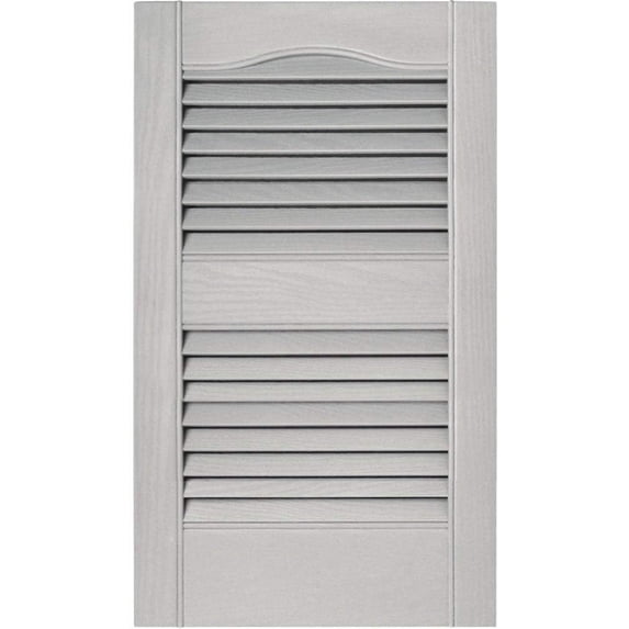 Builders Edge Open Louver Vinyl Shutters — Residential Use, Standard Application