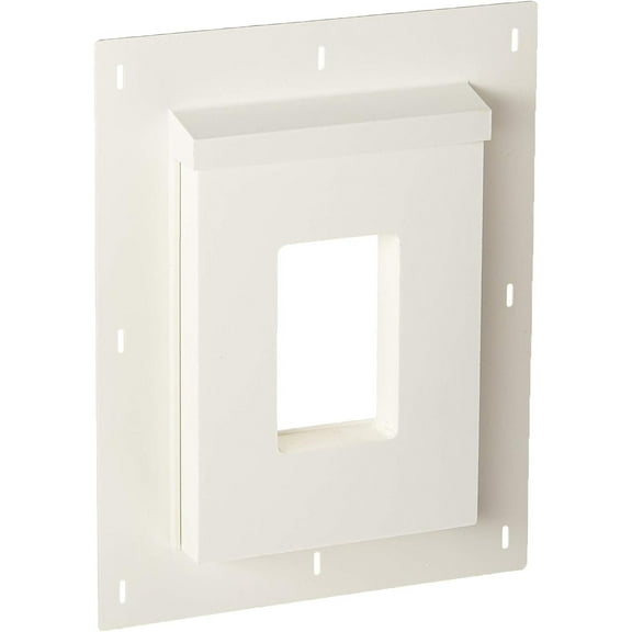 Builders Edge Sturdimount Receptacle Mounting Block - Primed, Durable - 6 in W x 8.5 in H
