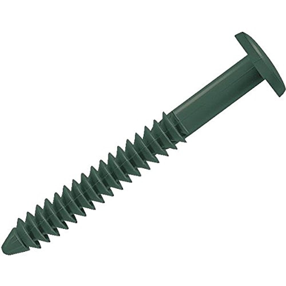 Forest Green Vinyl Shutter Fasteners, 3 inches, 12-Pack